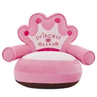 Корона детский чехол на диван для обучения сидению плюшевый чехол на сиденье без наполнителя (розовый)