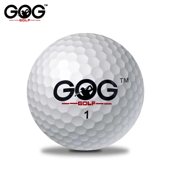 Брендовые мячи для гольфа GOG 10 шт. двухслойные высококачественные на большие