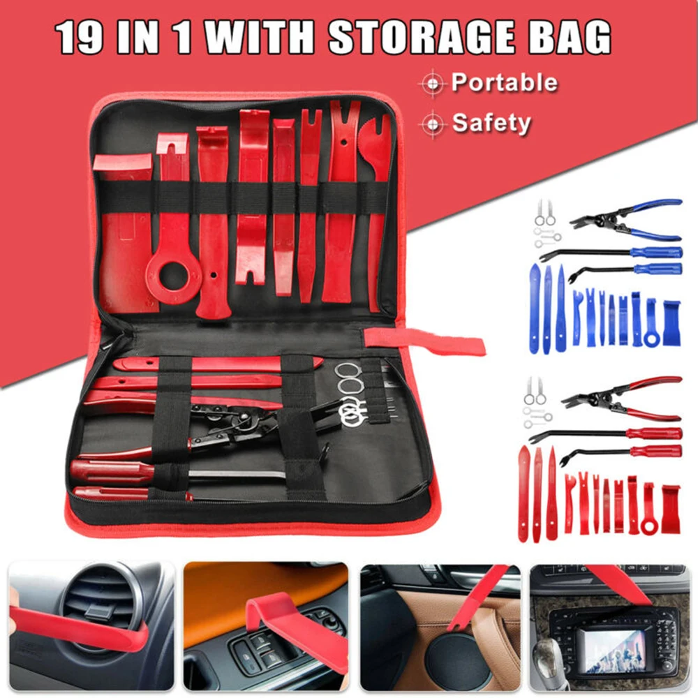 

Door Trim Removal Dashboard Clip Accessories Interior Replacement 19pcs