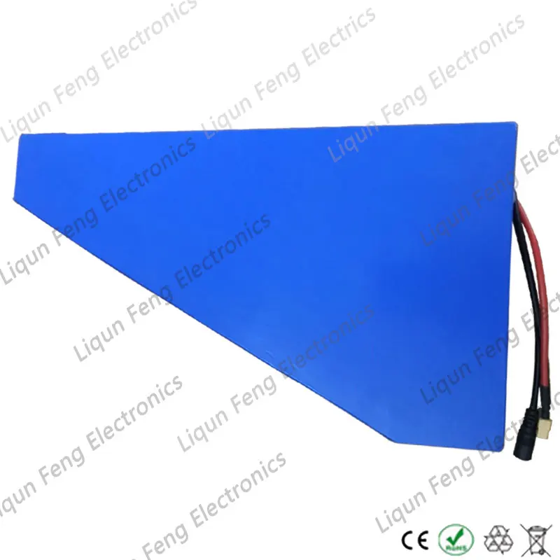 Треугольная литий-ионная батарея 72 в 21 ач с бесплатным таможенным налогом Ач 1500