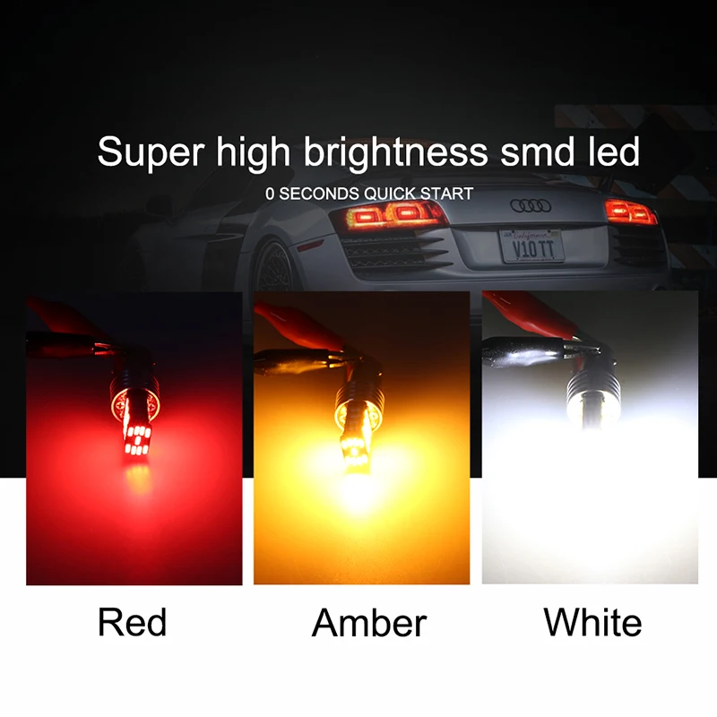 

NLpearl 2x Signal Lamp 1157 Bay15d Led Bulbs 45SMD 4014 Chips P21/5w LED Car Turn Signal Light Brake Parking Reverse Light 12V