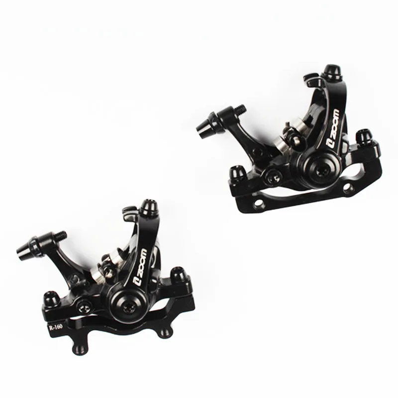 ZOOM MTB Bike Disc Brake Dual Piston Mechanical Caliper Front Rear Aluminum Alloy Road Electric Bike Parts Accessories