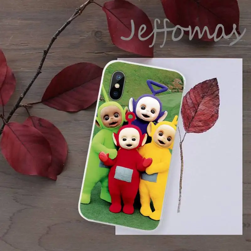 

cute cartoon Teletubbies Phone Case Transparent for iPhone 11 12 mini pro XS MAX 8 7 6 6S Plus X 5S SE 2020 XR