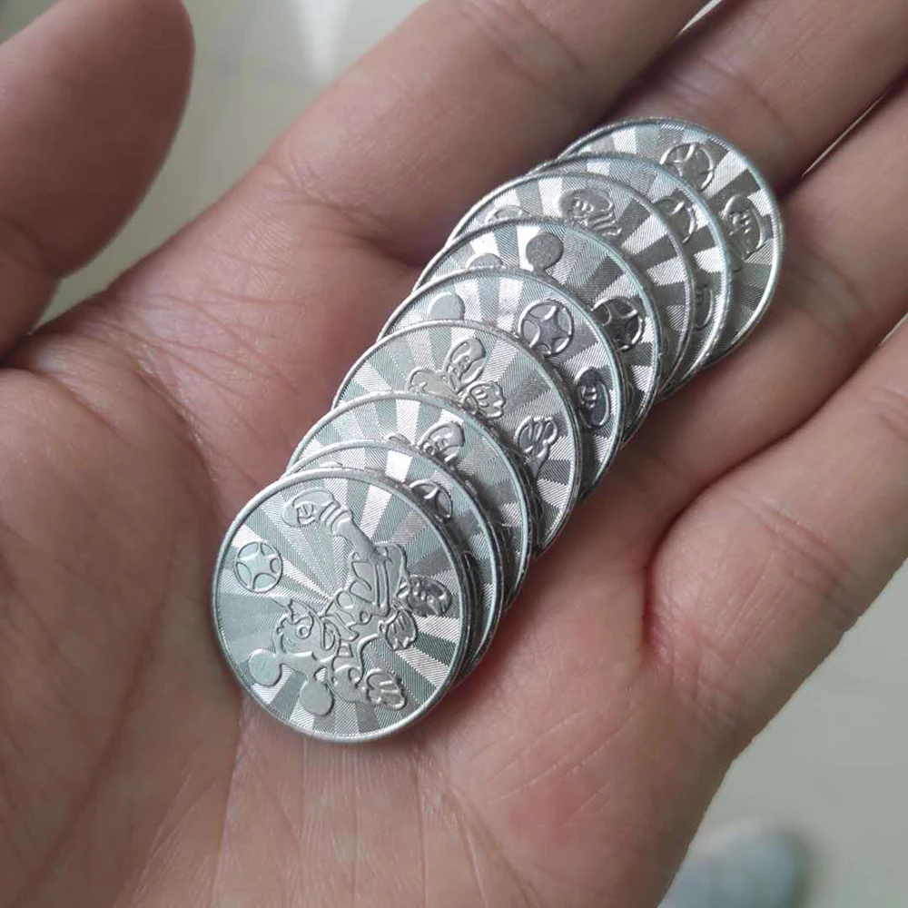 500 шт. 25*1 85 мм Прекрасный аркадная игра монета маркер Нержавеющая сталь монеты