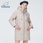 ICEbear 2021 модное женское пальто средней длины женская одежда зимнее женское пальто повседневная брендовая женская одежда GWD21522I