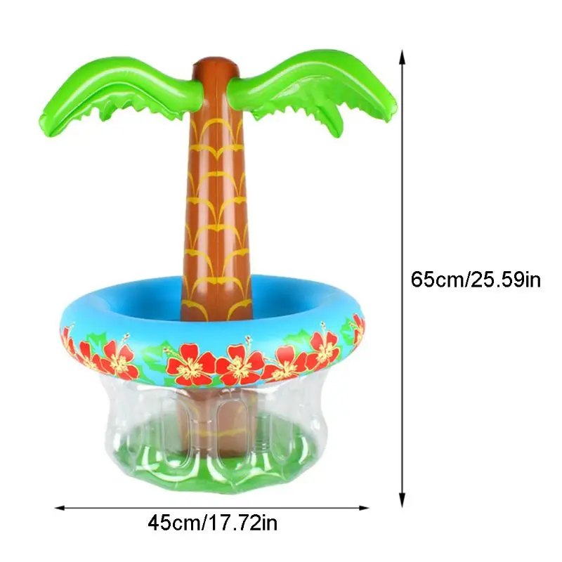 

65CM Inflatable Drink Coolers for Parties Hawaiian Tropical Sandbeach Party Toys T3LA