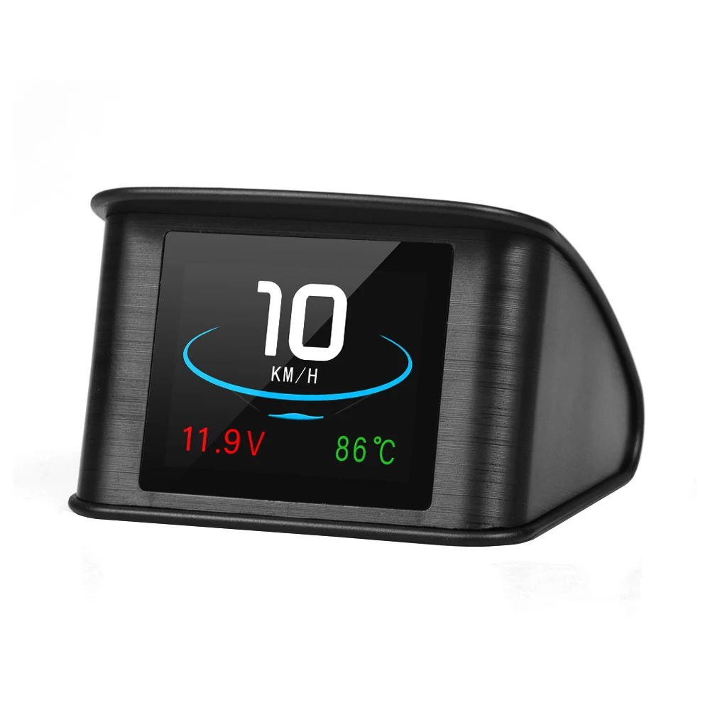 Автомобильный бортовой компьютер P10 цифровой OBD2 OBD дисплей спидометр датчик