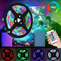 led strip lights usb 5050 rgb 16 colors remote control neon lights decorative party smart home colorful tv background light