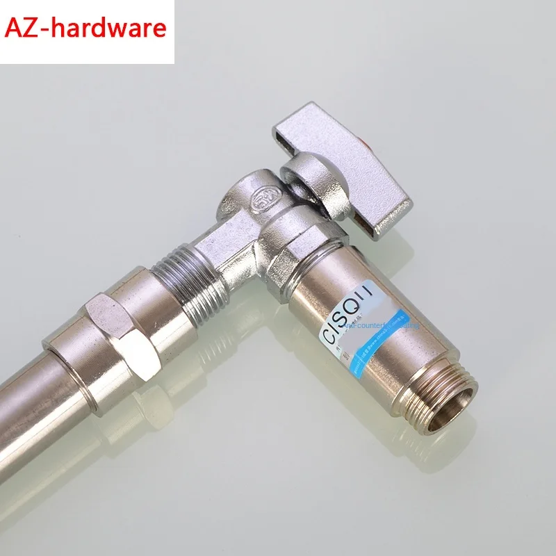 Triangle Valve 1/2IN 3/4IN Copper Ball Core Natural Gas Pipeline Stop Eight-character Large Flow Switch | Обустройство дома