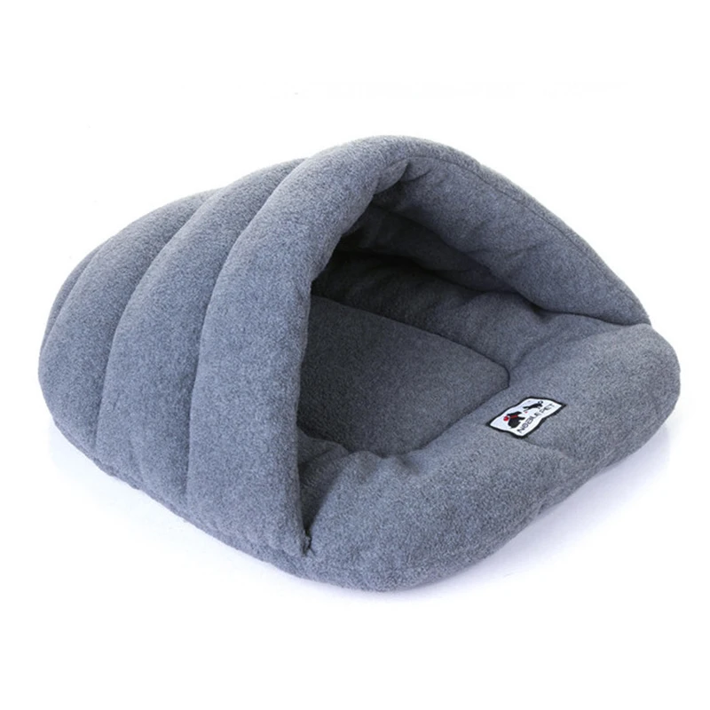 WHPC Warm Small Dog Bed Cave House Slippers Beds Kitten Mat Nest Kennel Sleeping Bag Mats Cushion For Cats Dogs Supplies | Дом и сад
