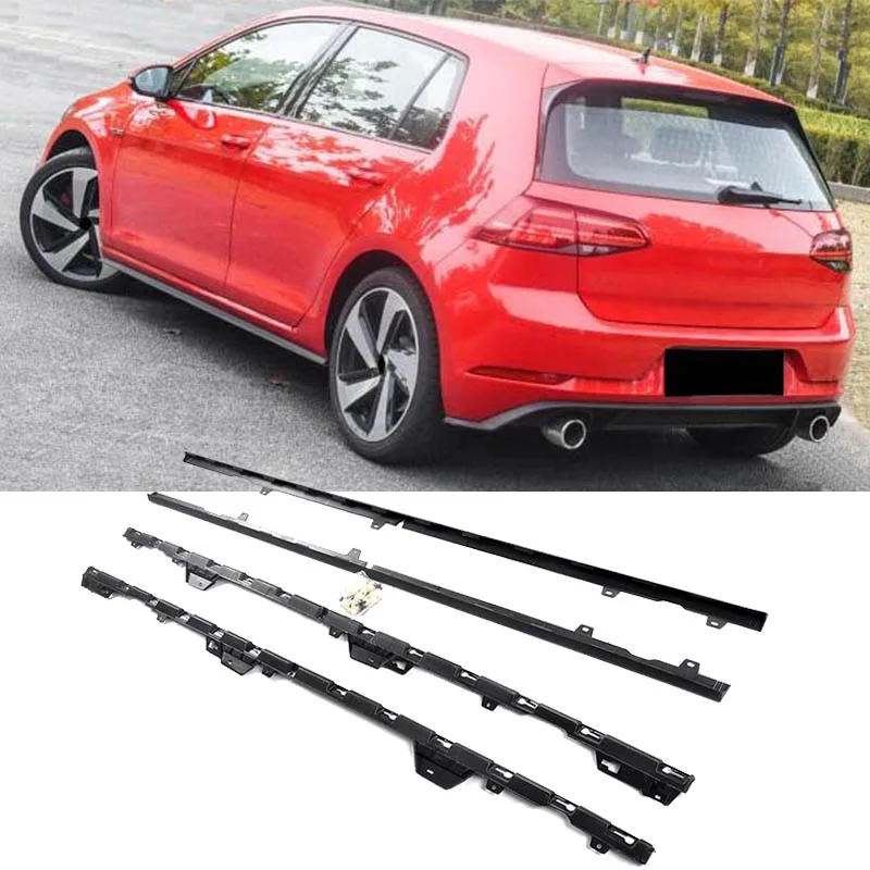 4 шт. защитные накладки на пороги для Volkswagen VW GOLF 7 5 R Line хэтчбек 2014 - 2018 | Автомобили и