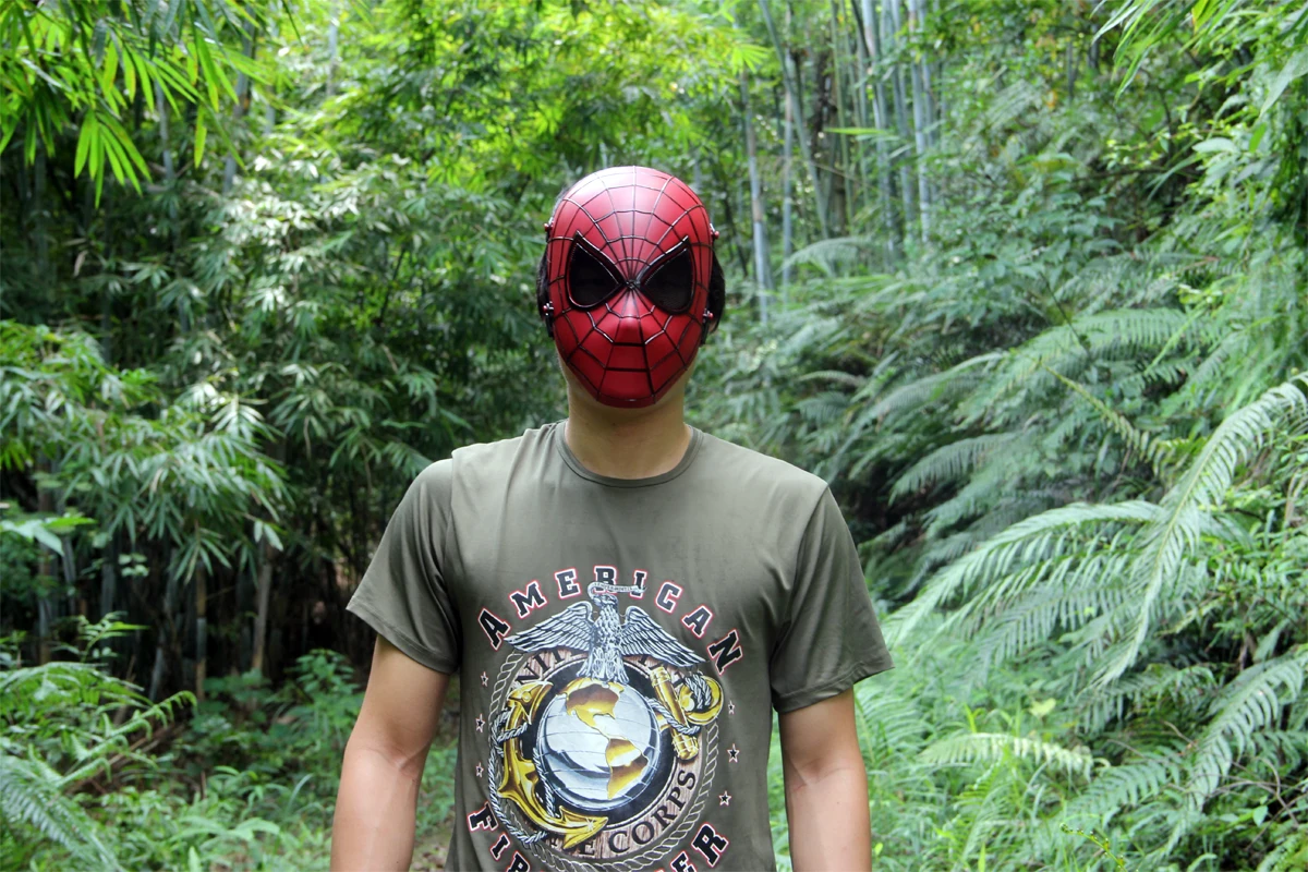 1 шт. оптовая продажа нерушимая гибкий новые Faceshell с объективом Хеллоуин маска для