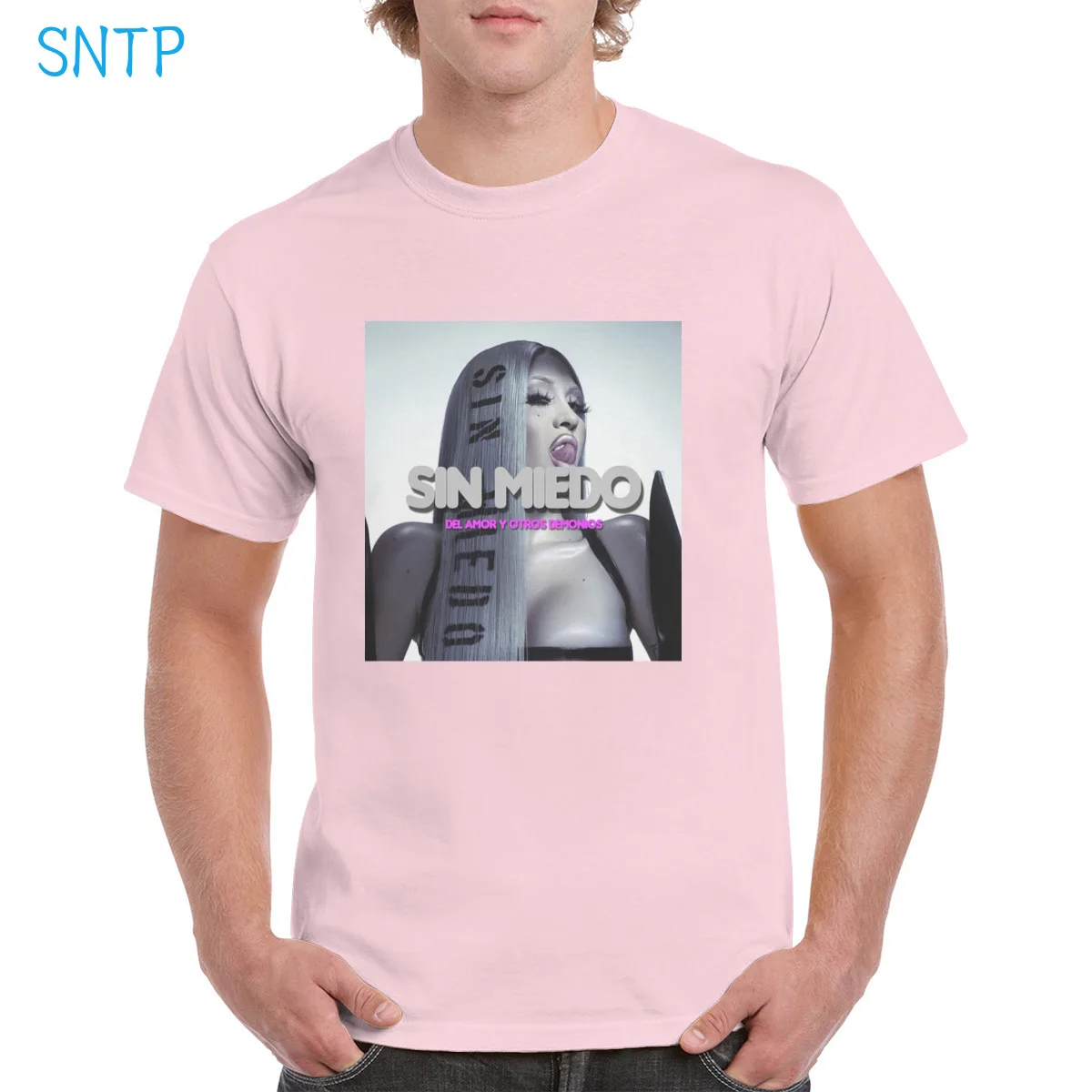

Sexy KALI UCHIS Sin Miedo t shirt Unisex Hip Hop Tees 90's Aesthetic graphics Tops Multicolor 100% Cotton T-shirt Female/Man