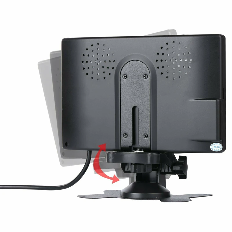 YuanTing 7 ''TFT ЖК-дисплей монитор 800X480 разрешение экран с кронштейном дистанционного управления и 2 AV вход для автомобильной резервной камеры
