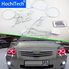4 шт. супер яркий цвет 7 RGB комплект светодиодов глаза ангела с Дистанционный пульт Тюнинг автомобилей для Toyota Avensis T250 2003 - 2009