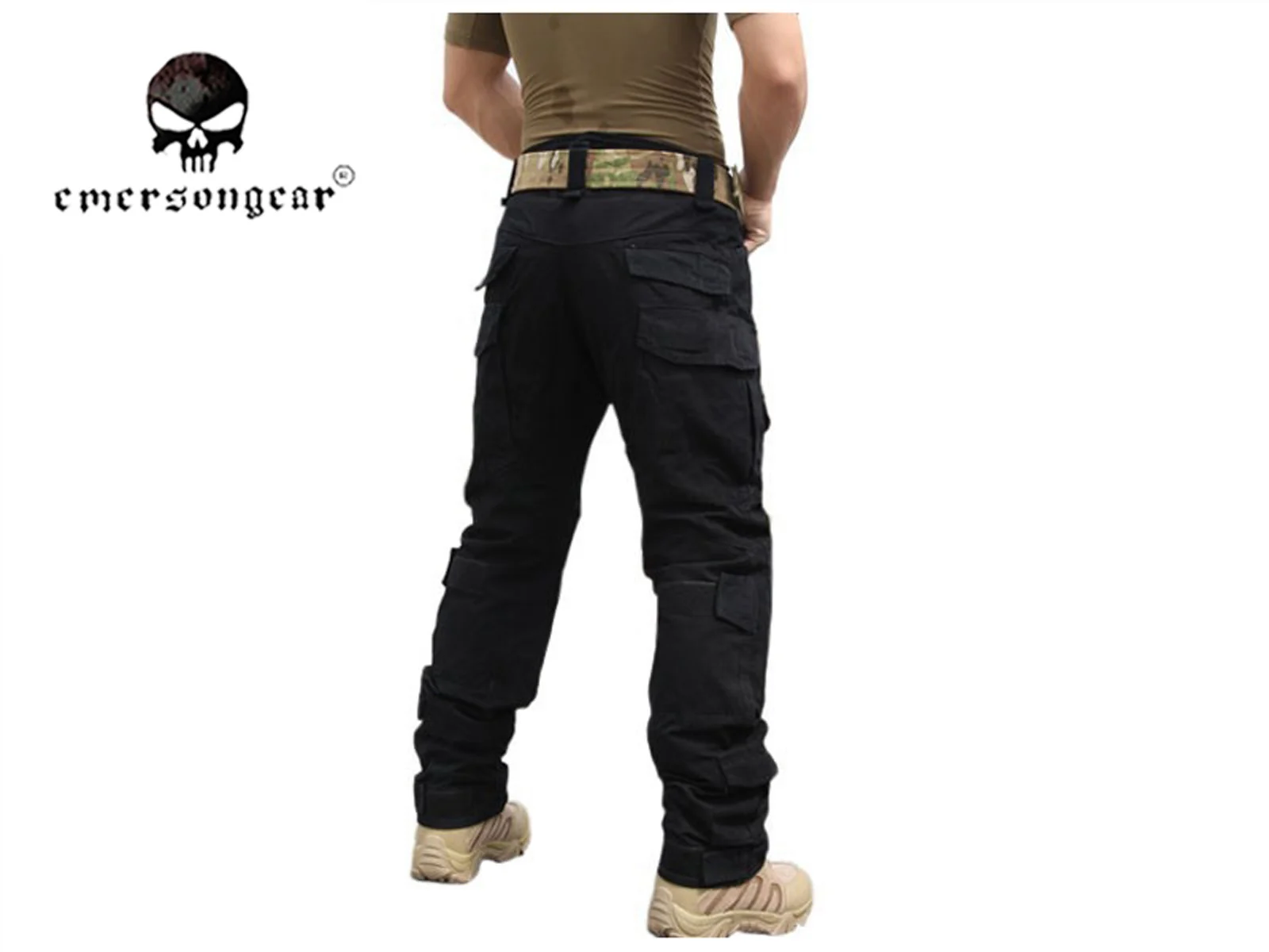 EMERSON Gen2 Tactical Pants Army Military Combat bdu Trousers with Knee Pads Black EM6988
