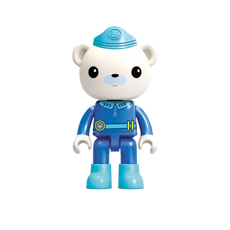 Набор строительных блоков Octonauts парусник лодка подводная игрушка-Пазл сделай сам