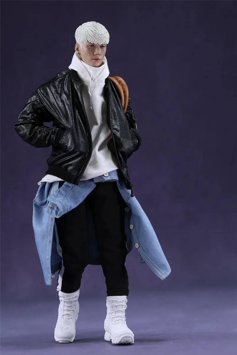 

Женский модный комплект одежды, 1/6 м, мини-шкаф MA-1, летная куртка с холщовой сумкой-ведром, женская одежда для фигуры 12 дюймов