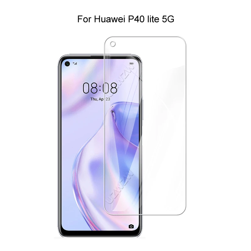 

Для Huawei P40 lite 5G Защитная пленка для экрана из закаленного стекла с уровнем твердости 9H твердость 2.5D 0,26 мм