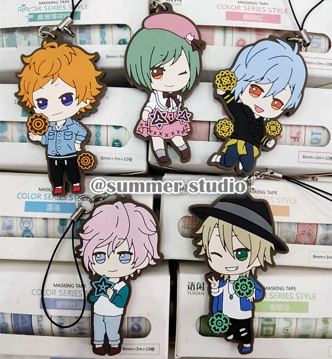 Резиновый брелок для ключей А3 ACT ADDICT актеры весна лето осень зима|keychain rubber|keychain