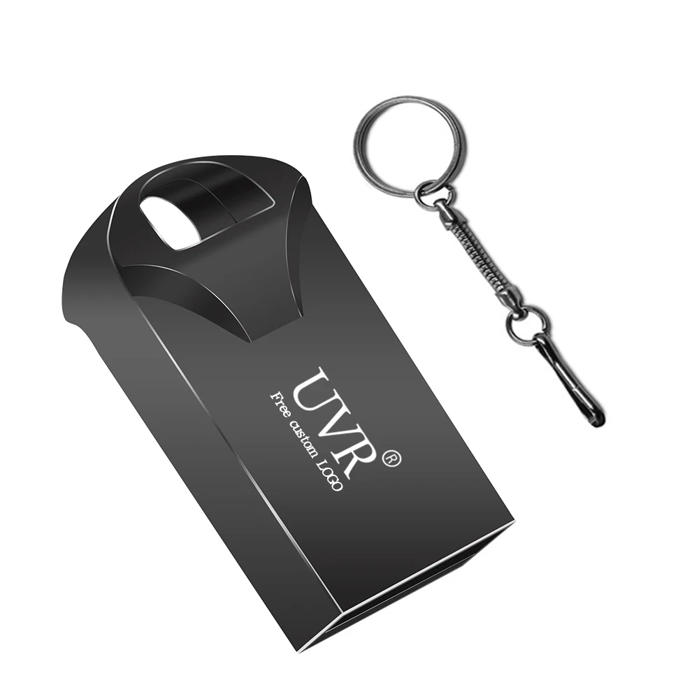 Супер мини usb флеш-накопитель 8 ГБ, металлическая Флешка 64 ГБ, карта памяти 16 Гб, usb 2,0, флеш-накопитель 32 ГБ, флеш-диск 128 ГБ, печать логотипа - Цвет: Black - Free Logo