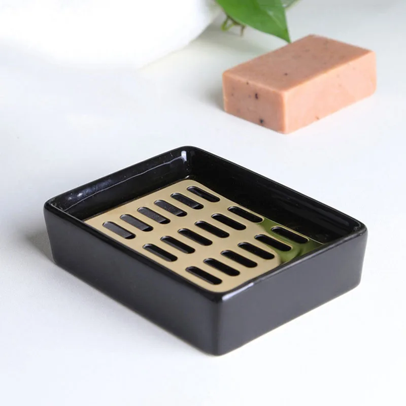 Держатель для мыла из нержавеющей стали 304 черный/белый держатель хранения и