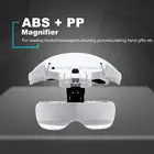 Увеличительное стекло для наращивания ресниц с 5 регулируемыми линзами, увеличительное стекло со светодиодной подсветкой, увеличительное стекло