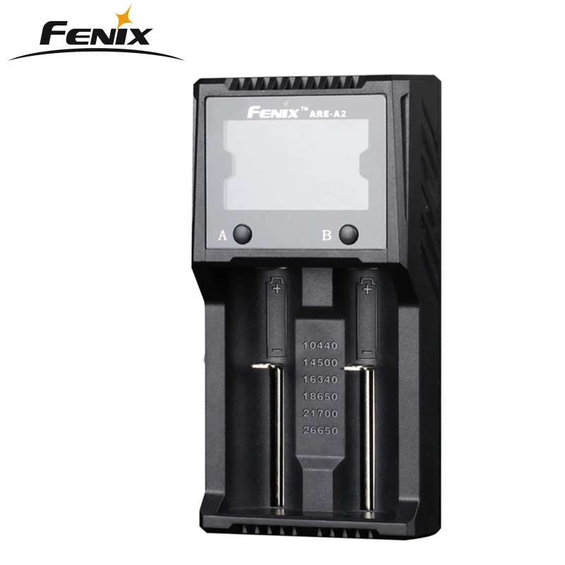 Fenix ARE-A2 четырехканальный смарт-зарядное устройство, совместимое с типами литий-ионных и Ni-MH/Ni-Cd батарей