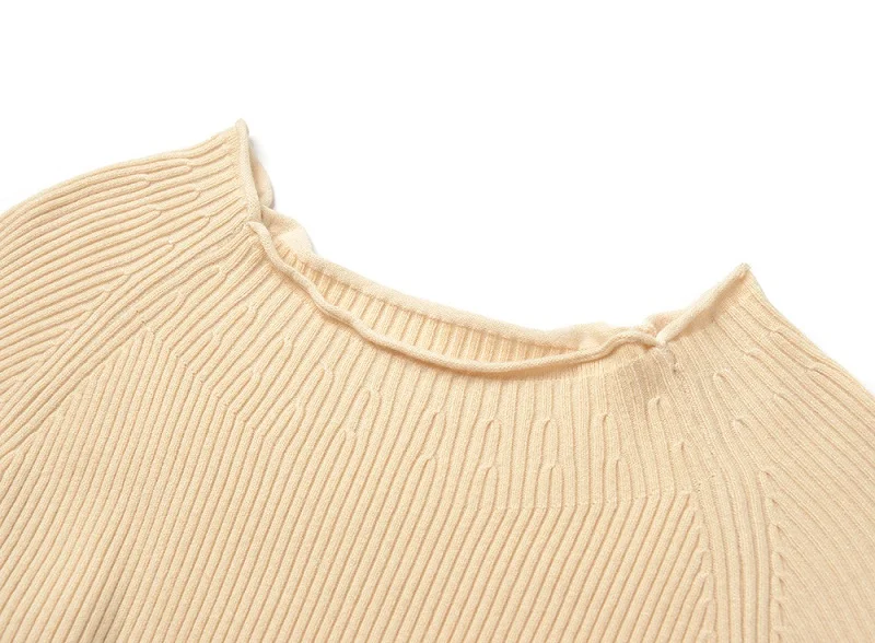 Женское вязаное платье из смесовой шерсти классическое в Корейском стиле на