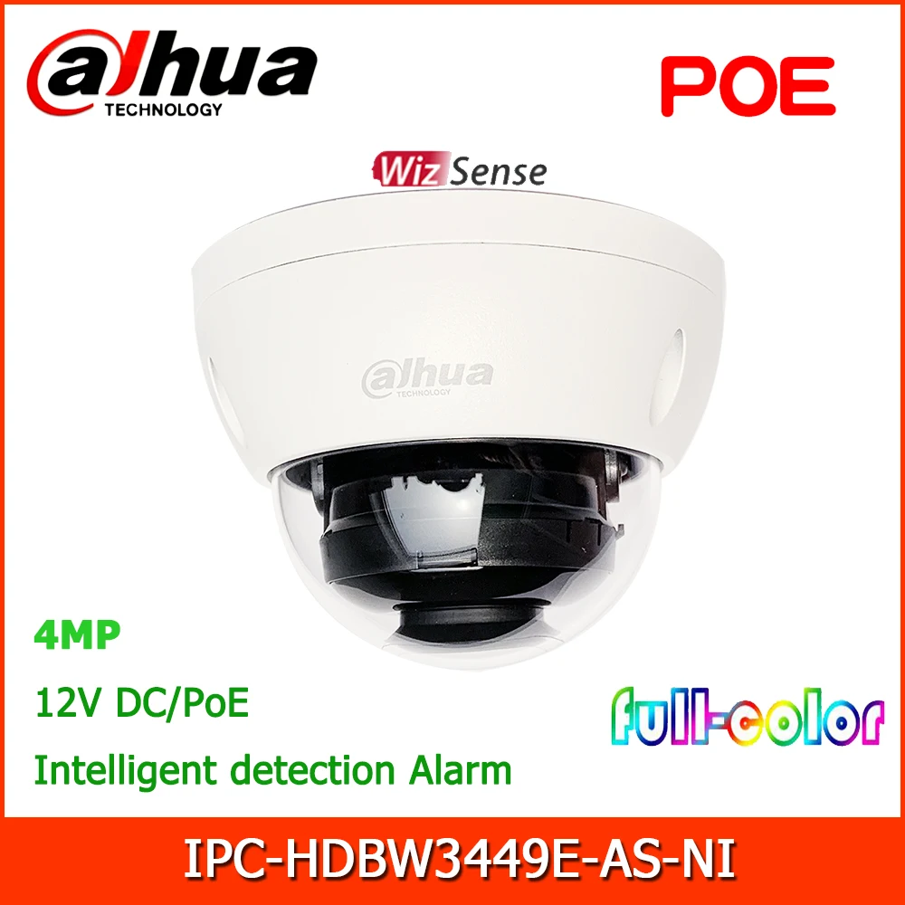 

Dahua IPC-HDBW3449E-AS-NI 4MP полноцветная сетевая камера с фиксированным фокусным расстоянием WizSense