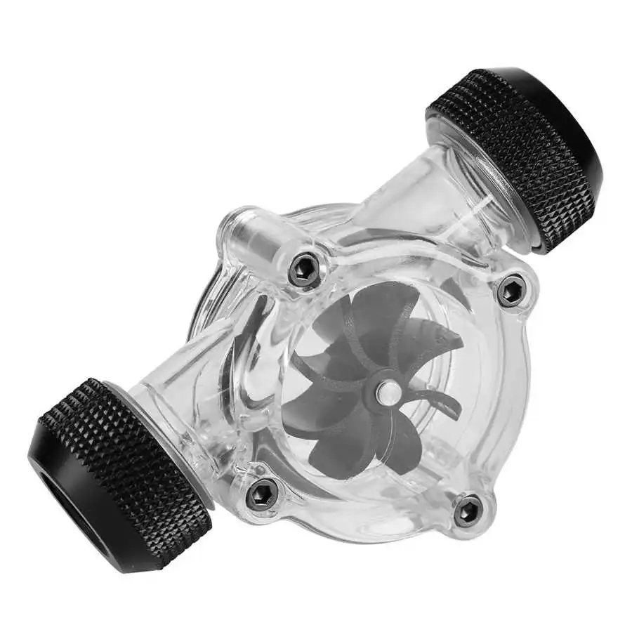 Расходомер водяного охлаждения ПК 8-рабочее колесо G1/4 резьба гнездо-гнездо