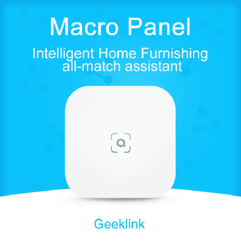 

Geeklink Scene Panel 1 Gang Touch Scene Switch Smart Home Scenario Control Alarming Apparatus Feedback