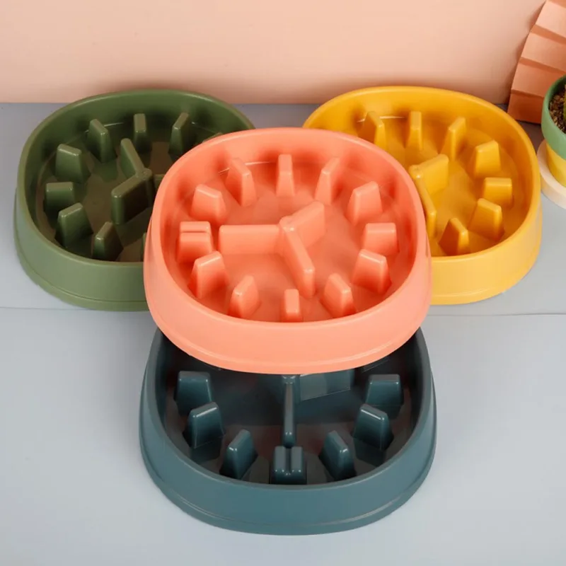 

Small Dog Pet Slow Food Bowl Durable And Easy To Clean Material Environmentally Friendly Feeder Accessories