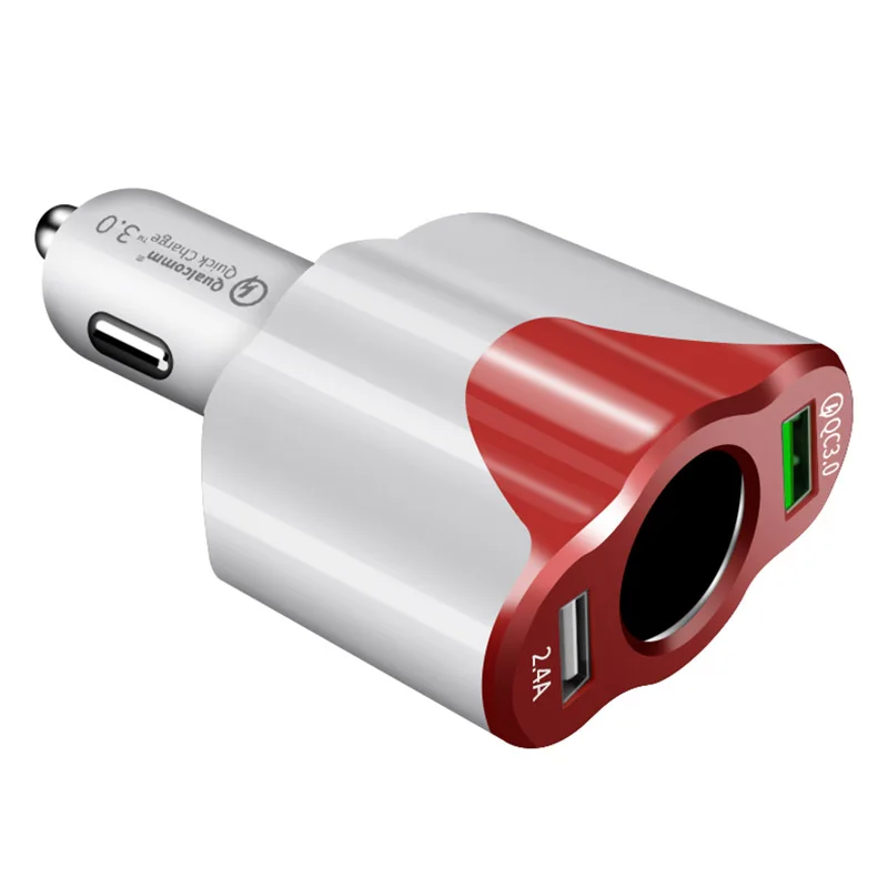 Быстрая зарядка мульти-Функция Автомобильная зажигалка 2 Порты usb для автомобиля смартфон AS99