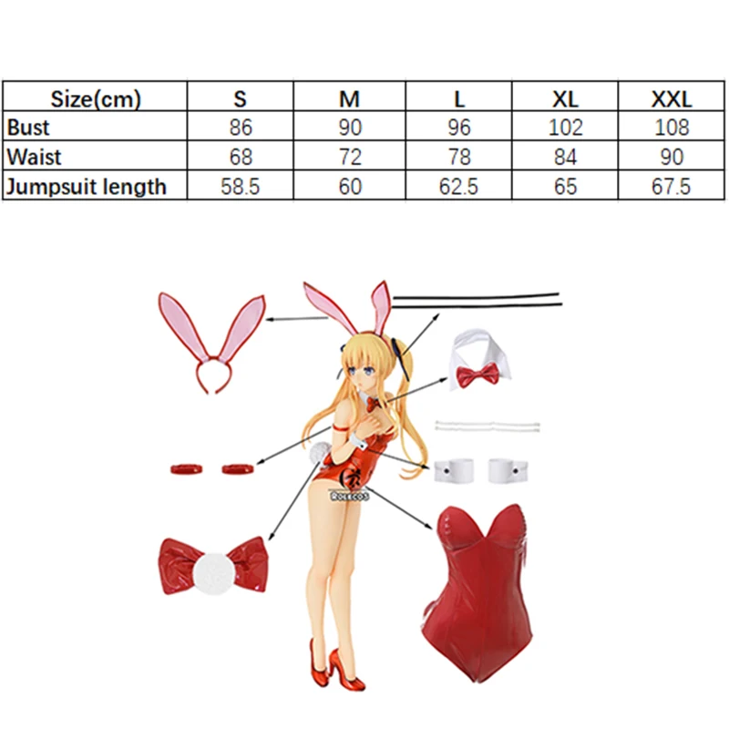 Ролекос эрири Спенсер Савамура Косплей Костюм кролик девушка сексуальный