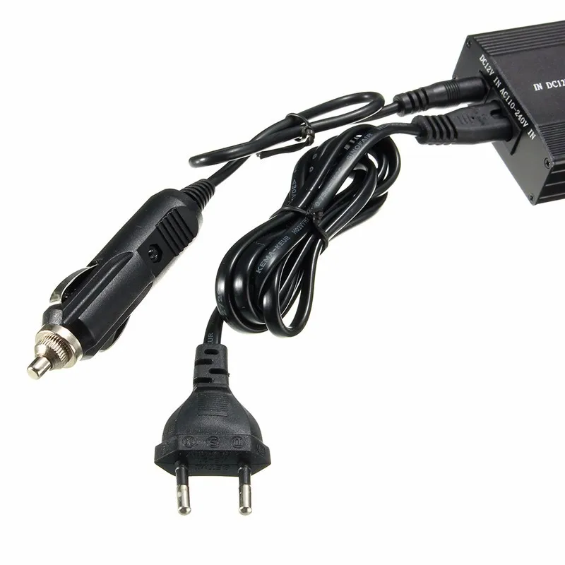 120W Универсальный 8 xtip разъемы переменного тока/постоянного тока в переменный Инвертор постоянного тока автомобиля Зарядное устройство Питание с автомобильным Зарядное устройство для адаптера переменного тока для ноутбука штепсельная вилка европейского стандарта