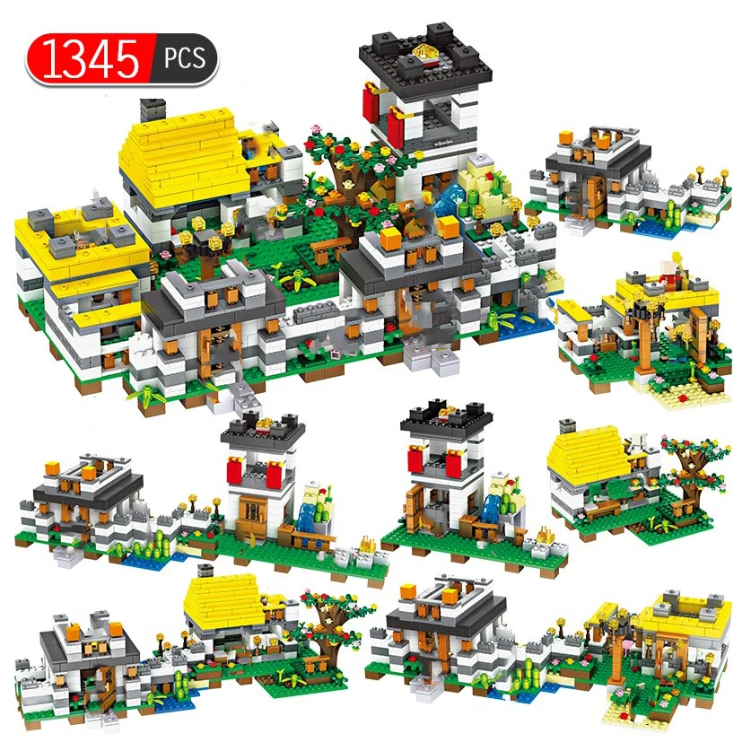 1345 шт Dreamland My World серия деревенский фермерский дом строительные блоки