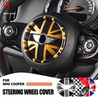 Автомобильная наклейка на панель рулевого колеса, наклейки на обложку для MINI COOPER F54 F55 F56 F60 R55 R56 R60 R61, наклейка на рулевое колесо для украшения отечественного клуба