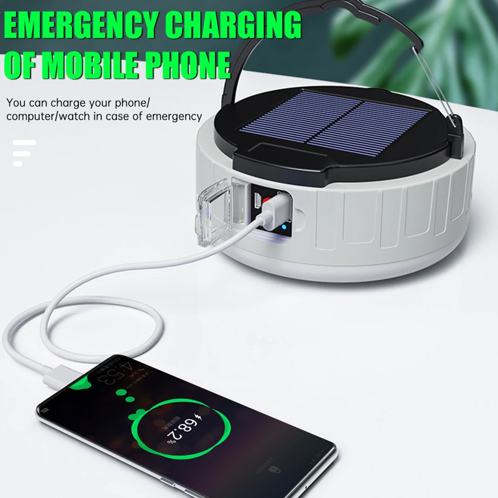 Портативный фонарь для кемпинга водонепроницаемый кемпинговый светильник на