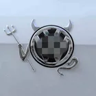 Автомобиль Стайлинг 3D забавные наклейки для автомобиля наклейки маленький Дьявол Ангел для Volkswagen VW Jetta MK5 MK6 Polo Scirocco Lavida Eos Bora