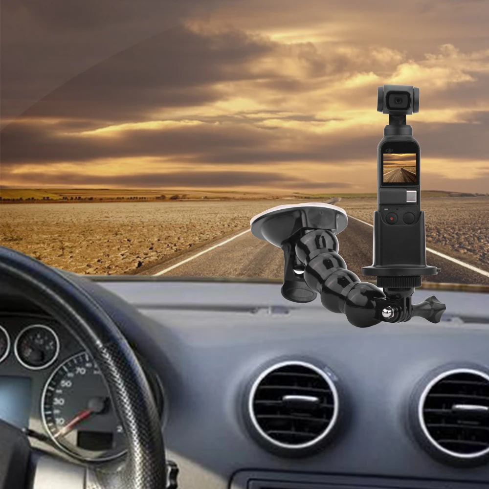 Автомобильный держатель на присоске для DJI OSMO Pocket аксессуары камеры регулируемый