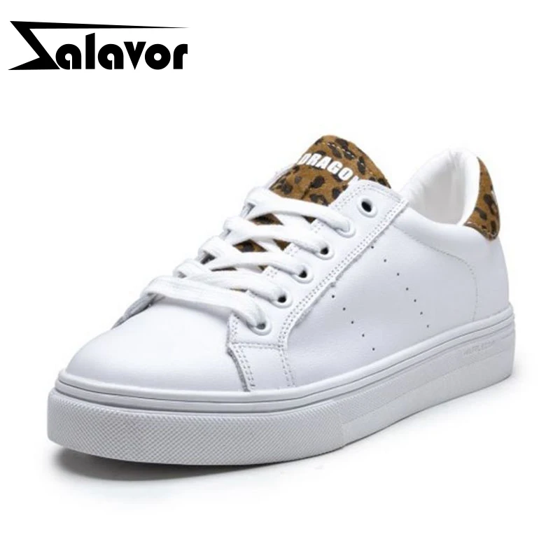 ZALAVOR/Новинка высококачественные женские кроссовки из натуральной кожи с