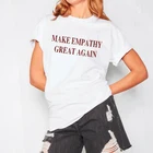 Женская летняя простая футболка с коротким рукавом, забавная женская футболка с надписью сделай возбуждение снова, женские топы, Женская белая футболка