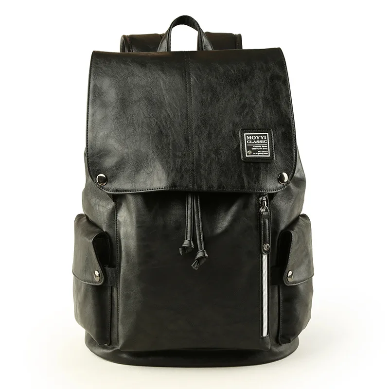 Модный мужской рюкзак из искусственной кожи 2019 школьный Мужской Дорожный