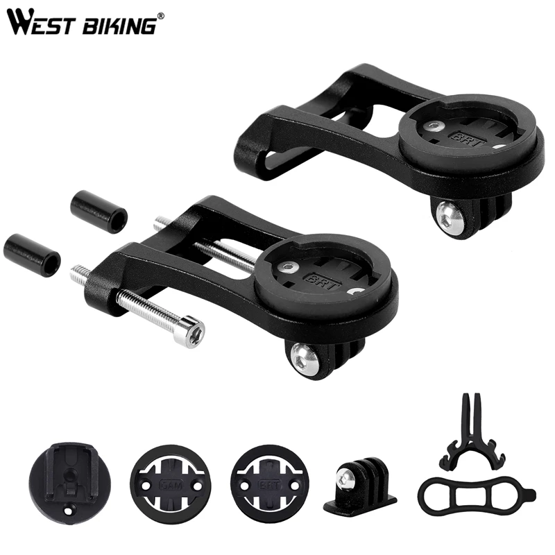 WEST BIKING Multifunctional Bike Light/Computer Mount Holder Cycling Stem Extended Bracket Adapter Bicycle Lights Support | Спорт и
