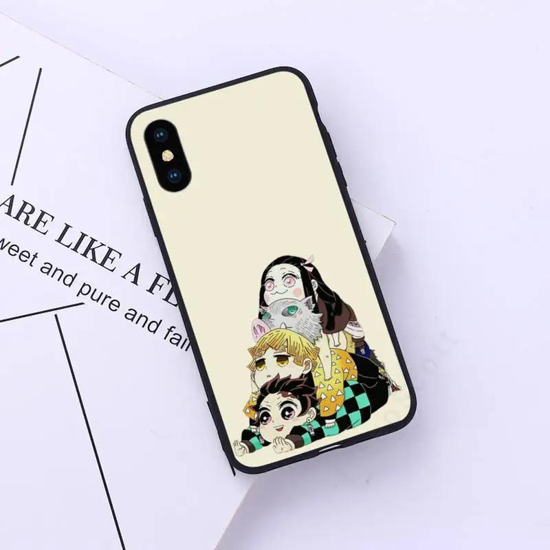 

Demon Slayer Kimetsu No Yaiba Phone Case for iPhone 11 12 pro XS MAX 8 7 6 6S Plus X 5S SE 2020 XR