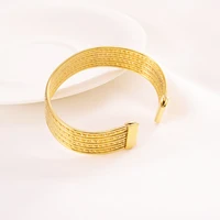 trendy gold colors vintage bangle bracelet for women men charm bracelet jewelry accessories birthday party gifts