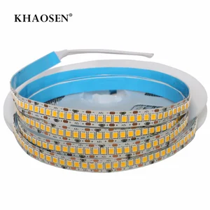Светодиодная лента Khaosen 2835, 5 м, светодиодный, высокая яркость 60, 1200, светодиодныйм, 12 В постоянного тока, гибсветодиодный печатная плата светодиодный светодиодная подсветка, белый, теплый белый