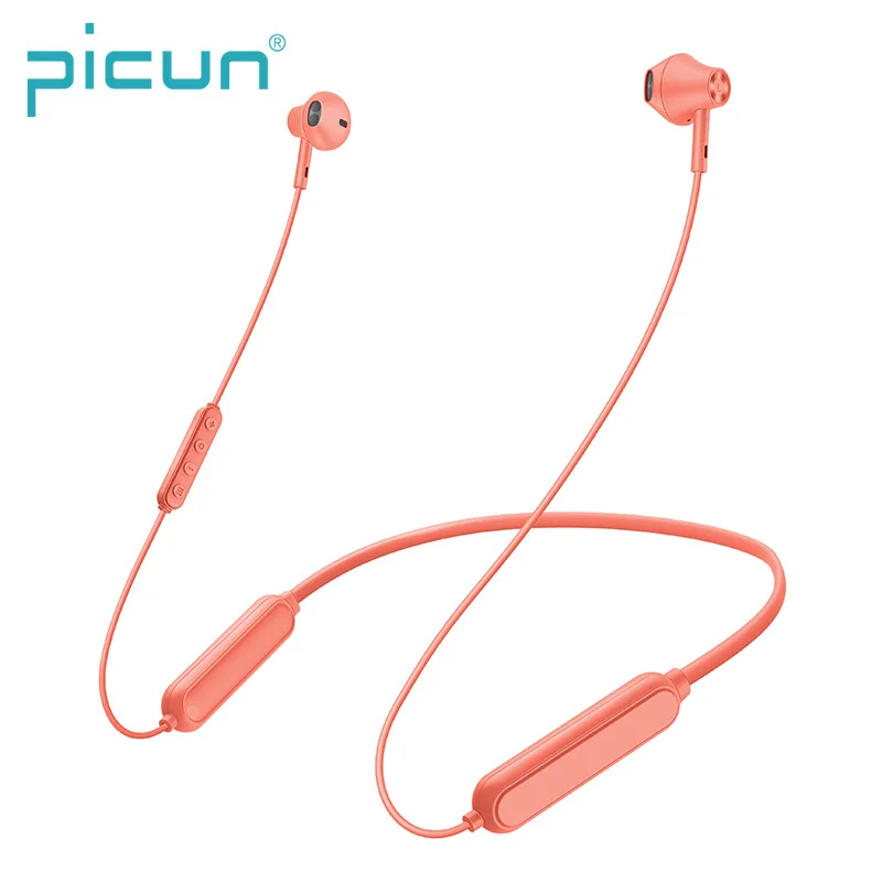 orange Picun X3 Bluetooth наушники IPX6 водонепроницаемые спортивные беговые беспроводные наушники Магнитный дизайн шейные стерео наушники - Цвет: orange