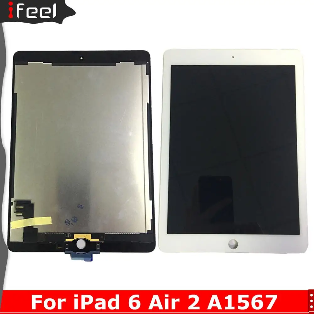 ЖК-дисплей для Apple iPad 6 Air 2 A1567 A1566 Дисплей кодирующий преобразователь сенсорного